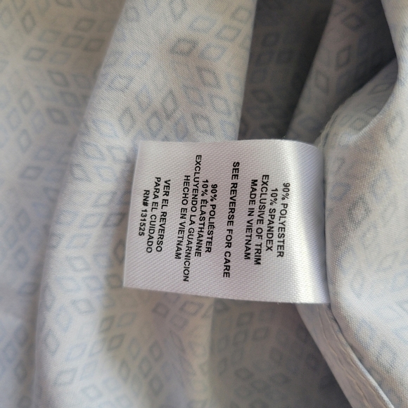 Rugby Ralph Lauren Polo Short Sleeve Button Down Shirt Blue Geometric Size XL - Picture 8 of 10